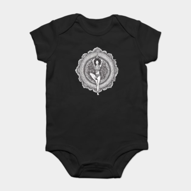 Yoga Pose Baby Bodysuit by animegirlnft